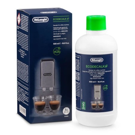 DeLonghi EcoDecalk Descaler 500ml - Optimize Your Coffee Experience with Powerful, Eco-Friendly Cleaning!